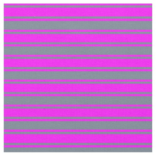 Lijnbaar grijs patroon met Fuchsia-logo Stof (Close Up)