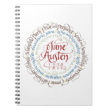 Lijnbaar notebook - Jane Austen Period Dramas Hoes