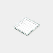 Lijnbaar om een blauwe groene vulling te maken post-it® notes (Schuin)