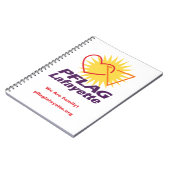 Lijnbaar PFLAG Lafayette-laptop (8,5 x 11 inch) Notitieboek (Linkerzijde)