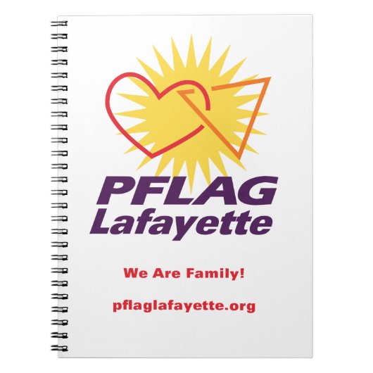 Lijnbaar PFLAG Lafayette-laptop (8,5 x 11 inch) Notitieboek (Voorkant)