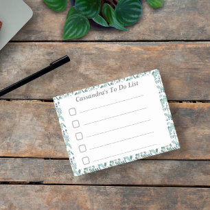Lijnbaar voor het maken van een lijst met blauwe g post-it® notes