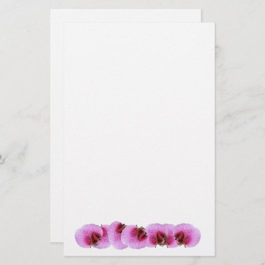 Lijnbakkerij met zoete dop briefpapier (Voorkant / Achterkant)