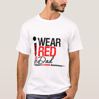 Lijnbewustzijn ik heb rood lint Draag voor mijn va T-shirt