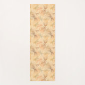 Lijnboomlibellen bloemen perzikpatroon yogamat (Voorkant)