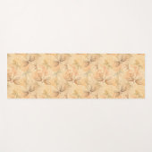 Lijnboomlibellen bloemen perzikpatroon yogamat (Voorkant (horizontaal))