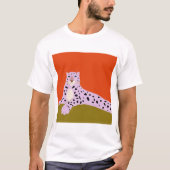 Lijnboomluipaard en kijk naar ons t-shirt (Voorkant)