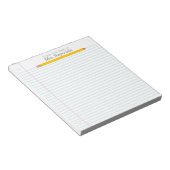 Lijnd Notitieboek voor leerpotlood Notitieblok (Schuin)