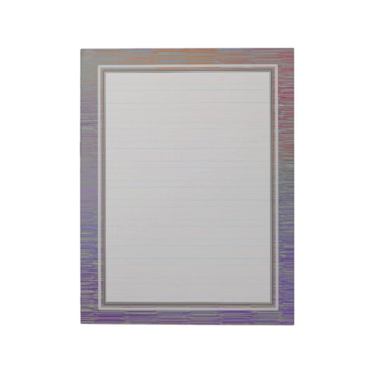 Lijnd Silver 8.5x11 Note Pad Notitieblok (Linkerzijde)