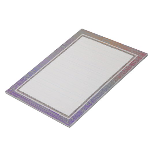 Lijnd Silver 8.5x11 Note Pad Notitieblok (Schuin)