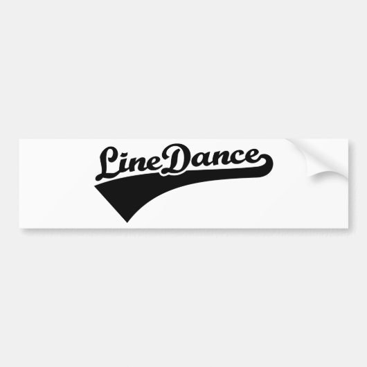 Lijndans Bumpersticker (Voorkant)