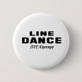 Lijndans mijn therapie ronde button 5,7 cm (Voorkant)