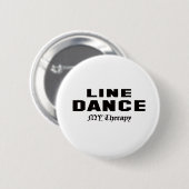 Lijndans mijn therapie ronde button 5,7 cm (Voorkant /achterkant)