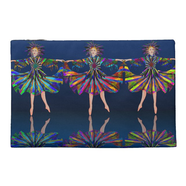 lijndans reis accessoire tasje (achterkant)