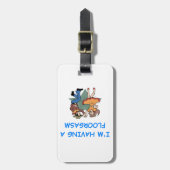 lijndansen bagagelabel (Voorkant verticaal)