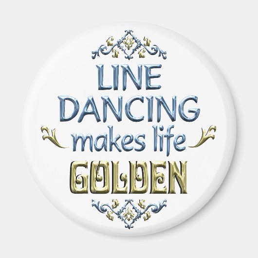 Lijndansen is goud magneet (Voorkant)