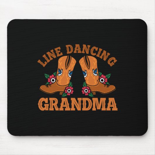 Lijndansen oma 1 muismat (Voorkant)