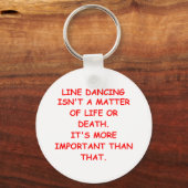 lijndansen sleutelhanger (Voorkant)