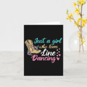 Lijndansen Western Gewoon een meisje dat van Lijn  Kaart (Gele Bloem)