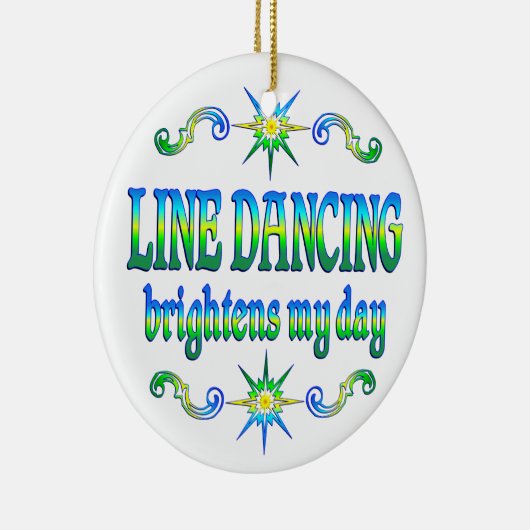 Lijndansende helderheid keramisch ornament (Rechts)