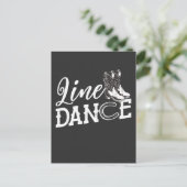 Lijndanserend Hoefijzer Landlijnafstand Briefkaart (Staand voorkant)