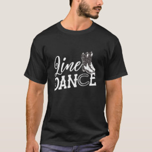 Lijndanserend Hoefijzer Landlijnafstand T-shirt