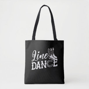 Lijndanserend Hoefijzer Landlijnafstand Tote Bag