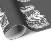 Lijndanserende Leven Funny Country Line Dancer Boo Cadeaupapier (Rol Hoek)