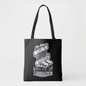 Lijndanserende Leven Funny Country Line Dancer Boo Tote Bag (Voorkant)
