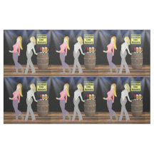 Lijndanserende vrouwen met waarschuwingsbord 9-inc