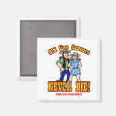 Lijndansers Magneet (Voorkant / Achterkant)