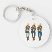 Lijndansers Sleutelhanger (Voorkant)