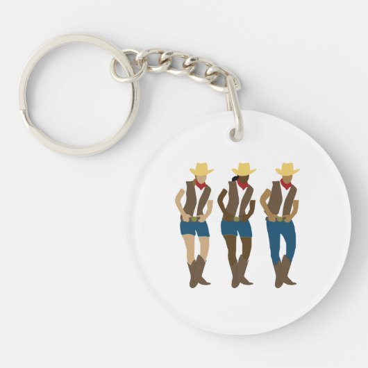 Lijndansers Sleutelhanger (Voorkant)