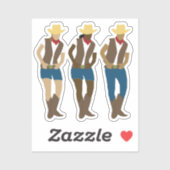 Lijndansers Sticker (Vel)