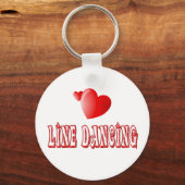 Lijndansharten Sleutelhanger (Voorkant)