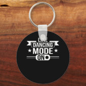 Lijndansmodus On line dansende cadeaus Sleutelhanger (Voorkant)