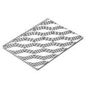 Lijndiagonaal-band Notitieboek (Linkerzijde)