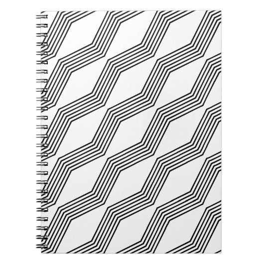 Lijndiagonaal-band Notitieboek (Voorkant)