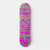 Lijnen Abstract Persoonlijk Skateboard (Voorkant)