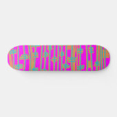 Lijnen Abstract - Retro Skateboard (Horizontaal)