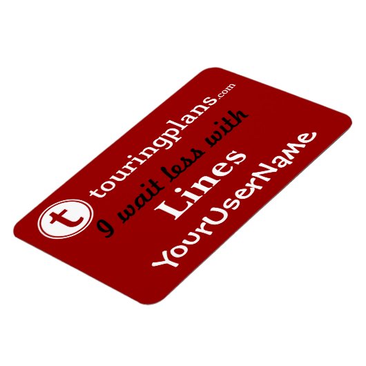 Lijnen Auto & Resort Deurmagneet (rood) Magneet (Linkerzijde)