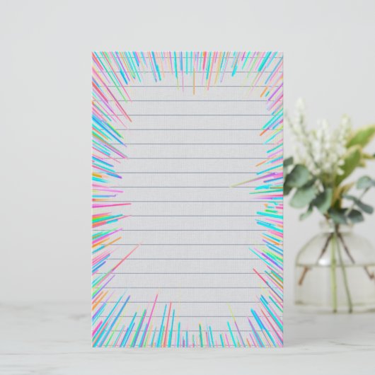 Lijnen Briefpapier (Staand voorkant)