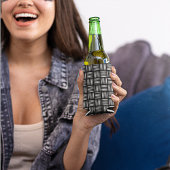 Lijnen die kunst kruisen blikjeskoeler