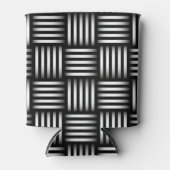 Lijnen die kunst kruisen blikjeskoeler (Voorkant)