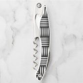 Lijnen die kunst kruisen kurkentrekker (Voorkant)