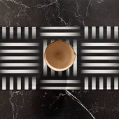 Lijnen die kunst kruisen lange tafelloper