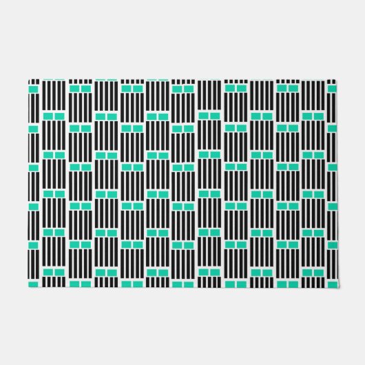 Lijnen en boxen deurmat (Voorkant)
