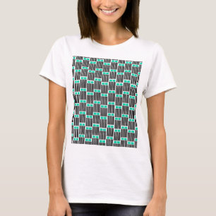 Lijnen en boxen t-shirt