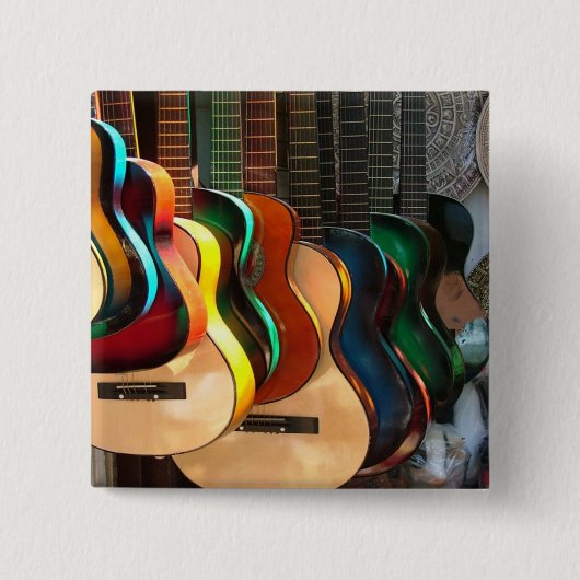 Lijnen en Buttonnen Vierkante Button 5,1 Cm (Voorkant)