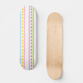 Lijnen en driehoeken persoonlijk skateboard (Voorkant)